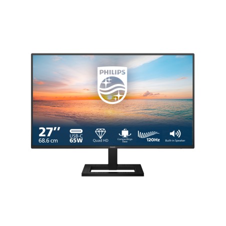 Philips 27E1N1600AE 27" IPS Monitor - Stunning 2560 x 1440 2K Resolution, HDMI & USB-C, 100Hz for Ultimate Visual Experience!